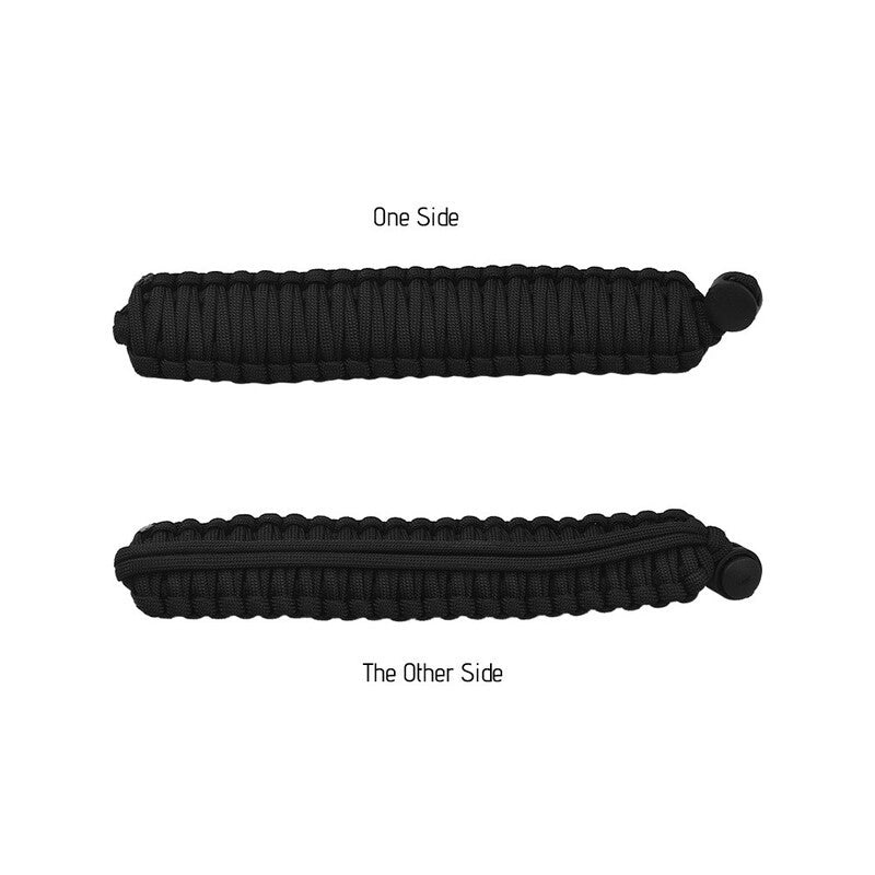 Braided Paracord Camera Wrist Strap Lanyard Black