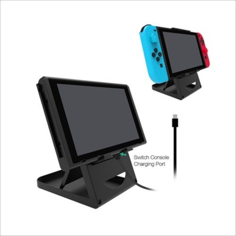 Foldable Abs Bracket Play Stand Holder For Nintendo Switch Black