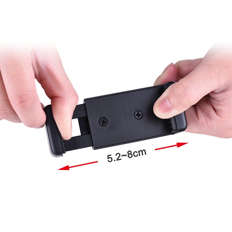 Adjustable Phone Holder Clip Bracket Clamp Mount For Selfie Monopod Tripod