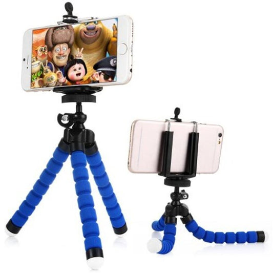 Phone Tripod Octopus Holder Stand Blue