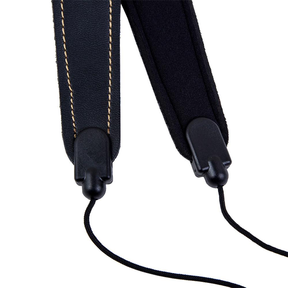 Saxophone Belt High Quality Leather Nylon Padded Neck Strap With Hook Clasp