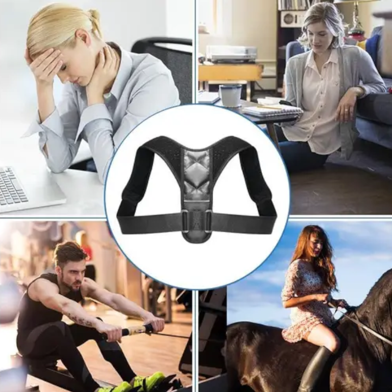 Posture Corrector Clavicle Spine Back Shoulder Lumbar Brace Support Belt