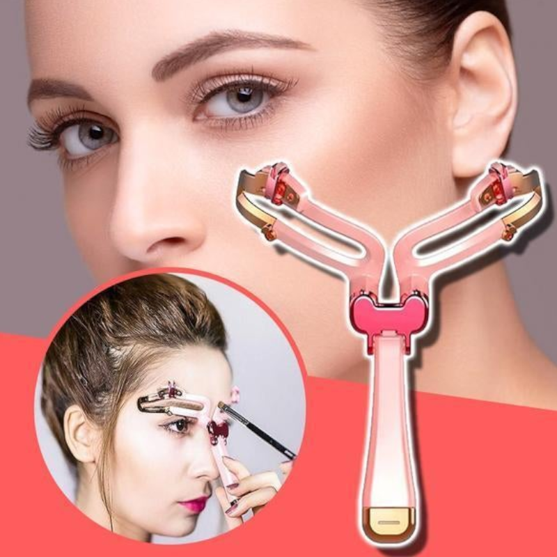 3 In 1 Eyebrow Shapes Stencil Beauty Tools