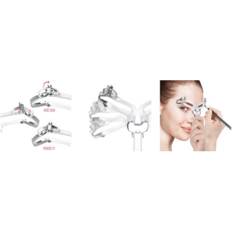 3 In 1 Eyebrow Shapes Stencil Beauty Tools