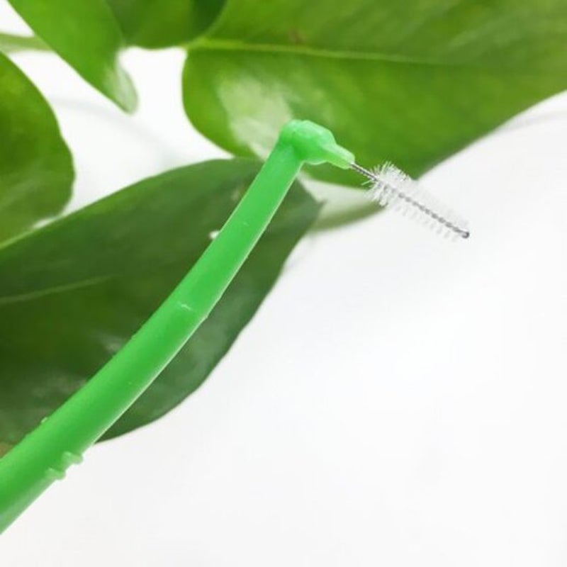 Adult Oral Health Care L Shaped Interdental Brush 5Pcs White