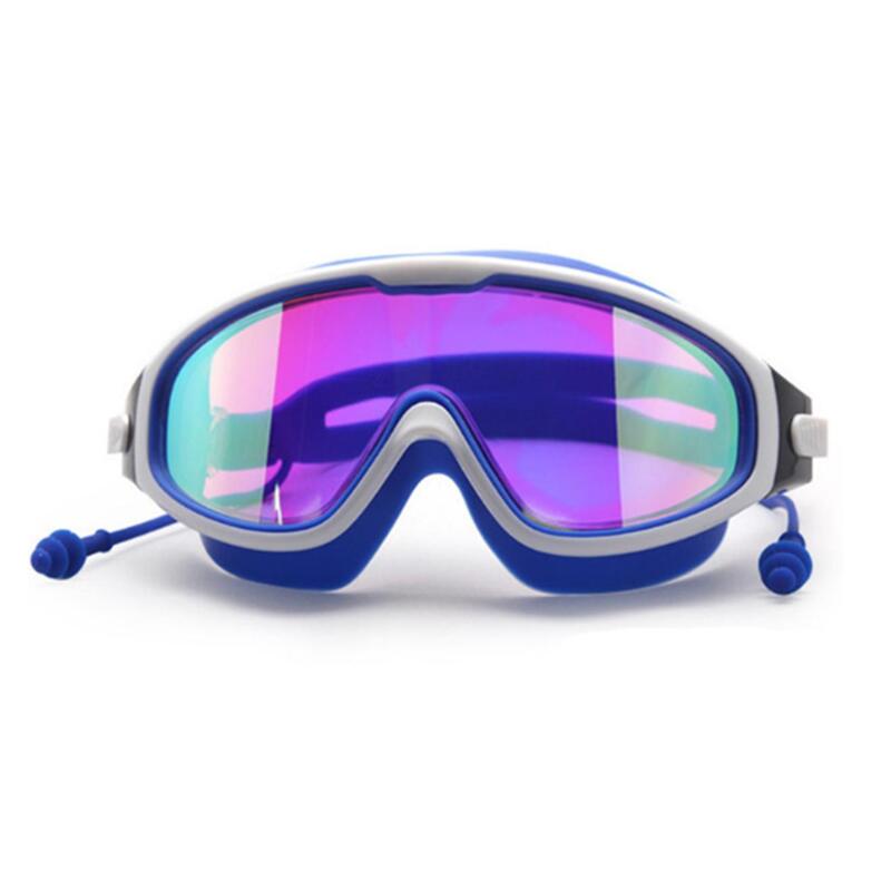 Adult Swimming Glasses Diving Goggles Waterproof Anti Fog Hd Colourful