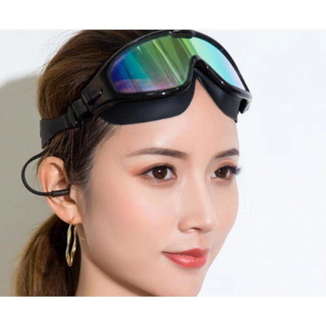 Adult Swimming Glasses Diving Goggles Waterproof Anti Fog Hd Colourful