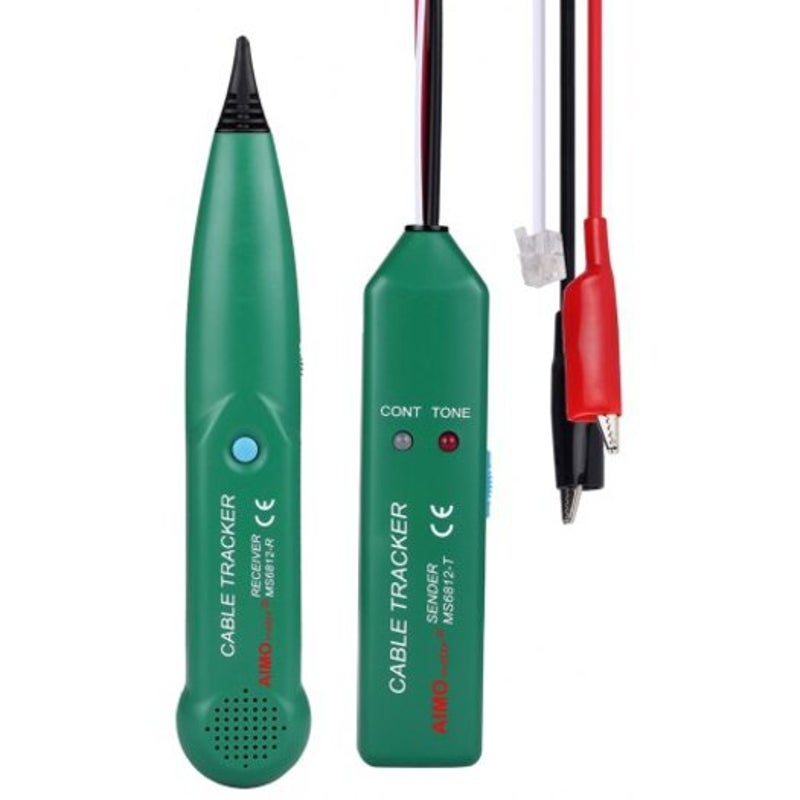 Aimometer Ms6812 Professional Cable Tracker Telephone Networking Testing Tools Green