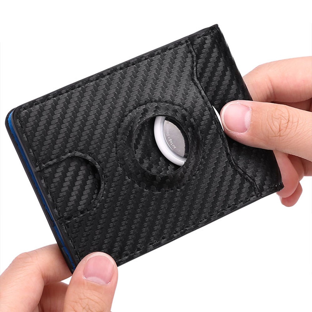 Airtag Wallet Holder Rfid Blocking Bifold Credit Card