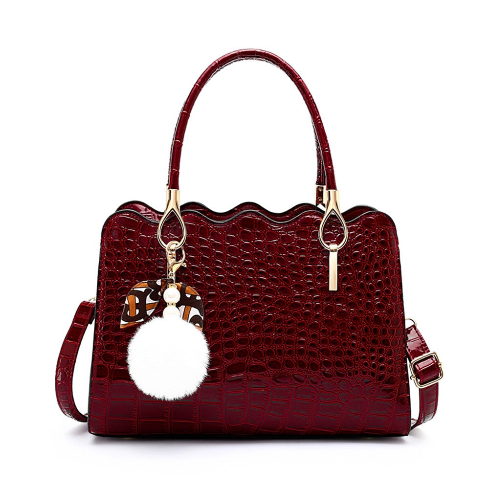 Alligator Luxury Handbags Pu Leather High Quality Shoulder Crossbody Bags For Women Large Capacity
