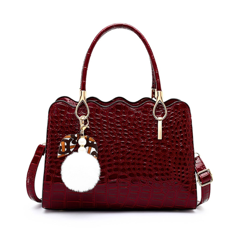 Alligator Luxury Handbags Pu Leather High Quality Shoulder Crossbody Bags For Women Large Capacity