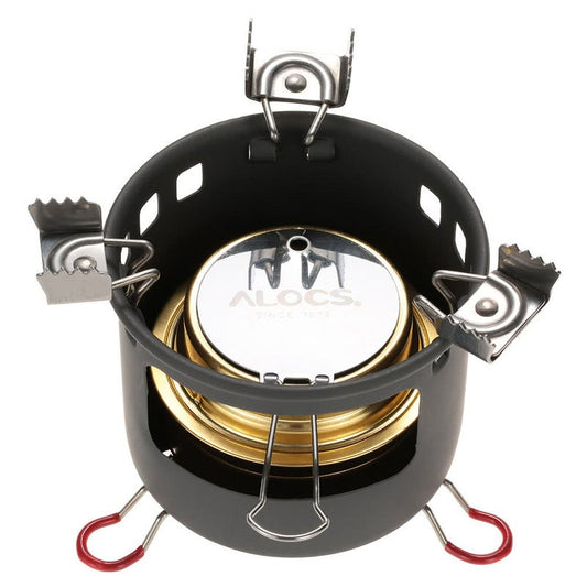 Alocs Camping Outdoor Spirit Alcohol Burner Stove Bracket Support Set