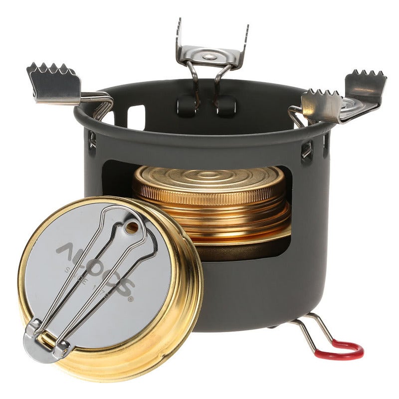Alocs Camping Outdoor Spirit Alcohol Burner Stove Bracket Support Set