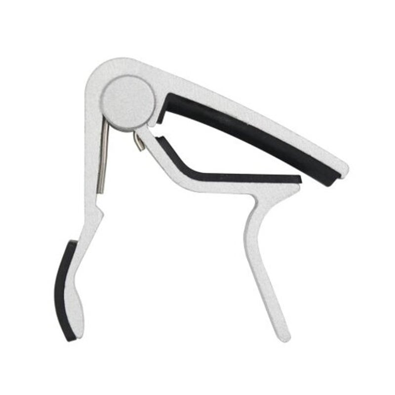 Aluminum Alloy Tension Handhold Capo Clamp For Acoustic Folk Electric Guitar Silver