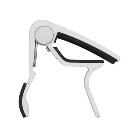 Aluminum Alloy Tension Handhold Capo Clamp For Acoustic Folk Electric Guitar Silver