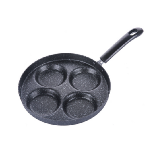 Aluminum 4 Cup Egg Frying Pan Non Stick Cooker