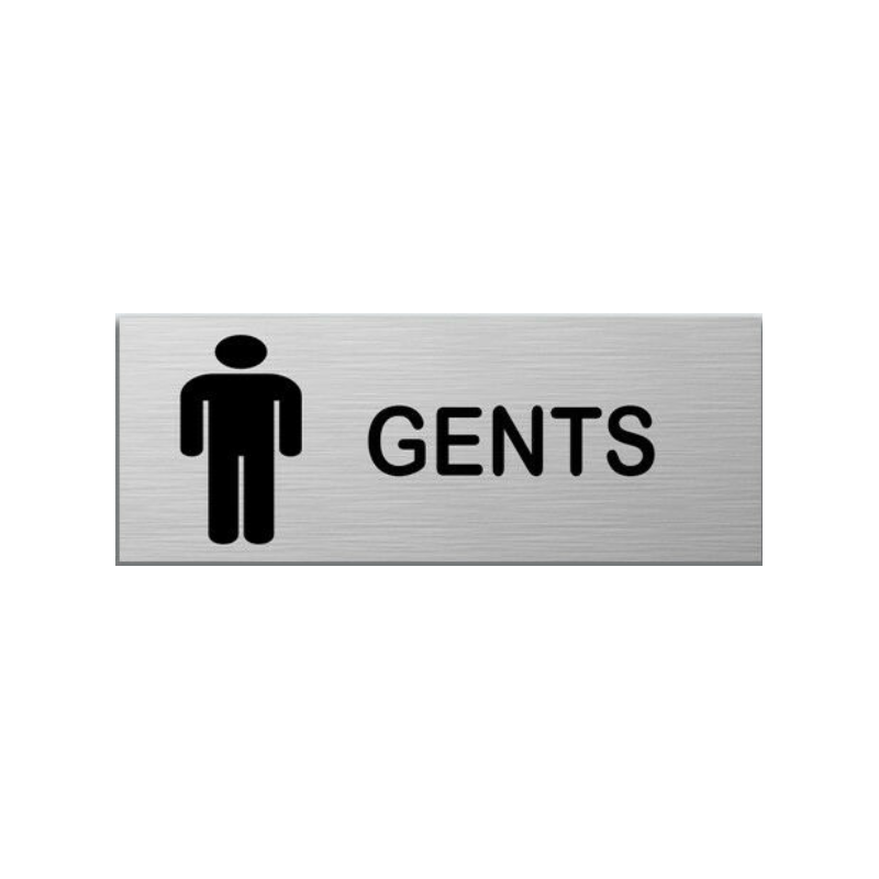 Small 15X6cm Aluminum Plastic Door Sign Residential Commercial