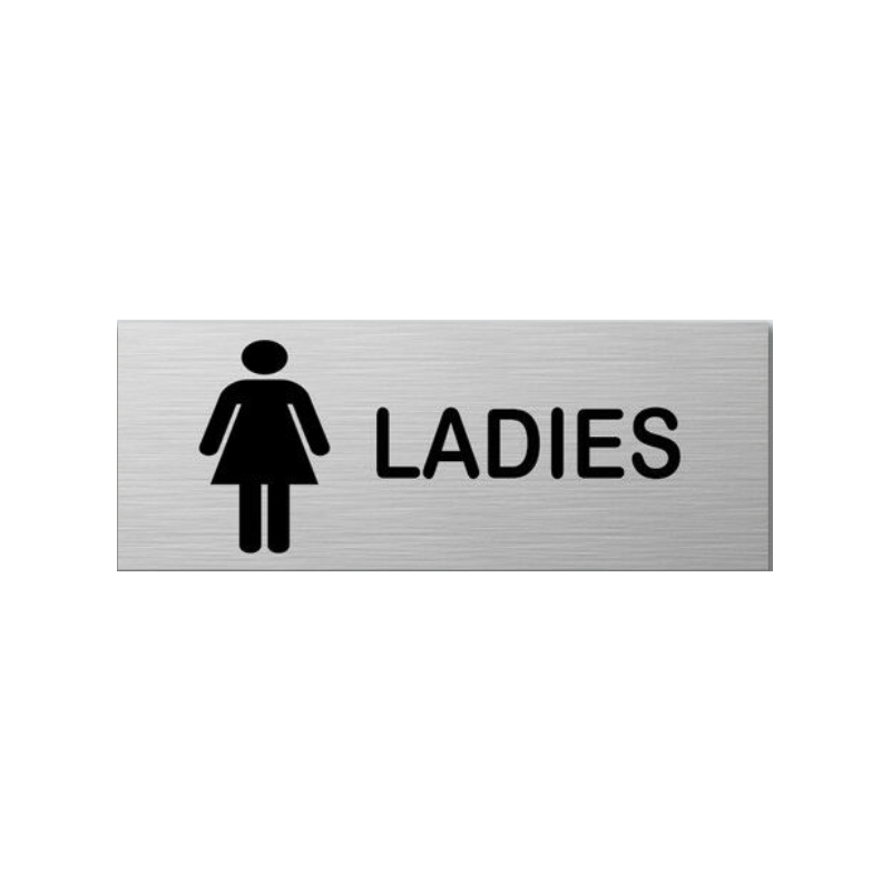 Small 15X6cm Aluminum Plastic Door Sign Residential Commercial