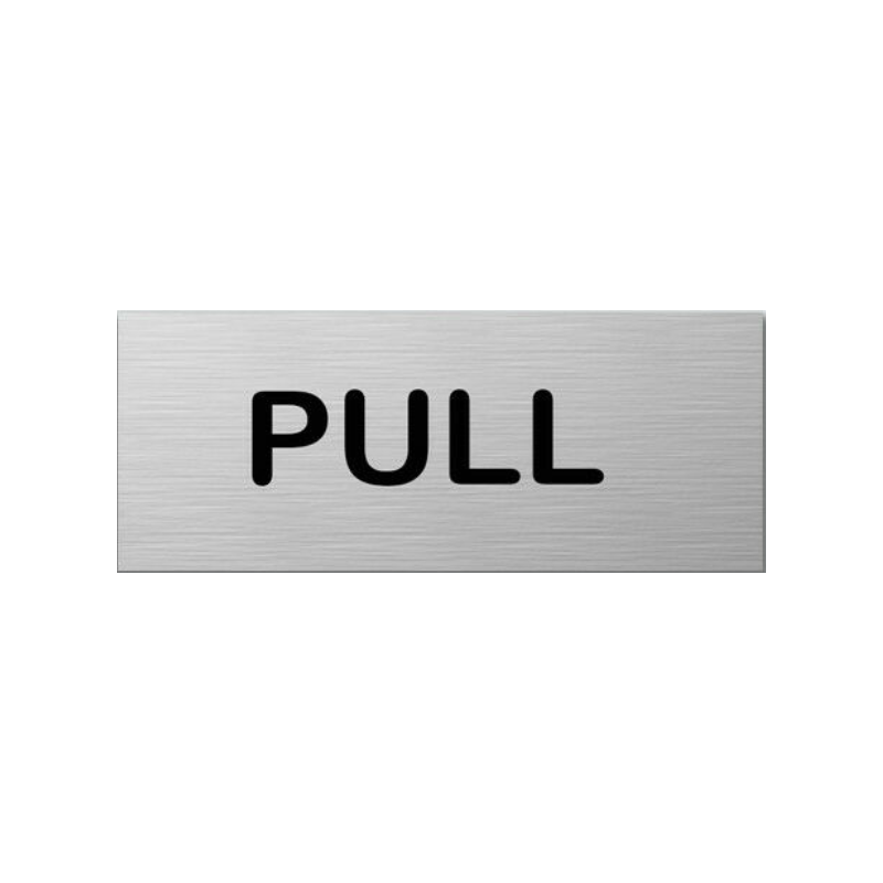 Small 15X6cm Aluminum Plastic Door Sign Residential Commercial