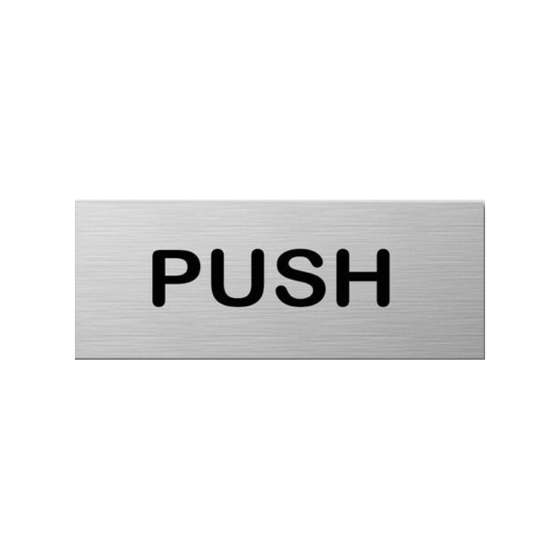 Small 15X6cm Aluminum Plastic Door Sign Residential Commercial