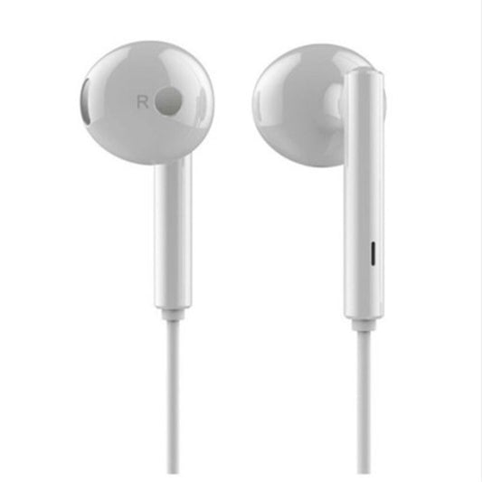 Am115 Metal In Ear Earbuds Wired Control Earphones With Mic White 1Pc