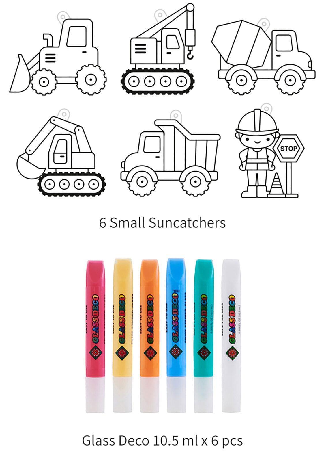 Amos Sun Deco Construction Craft Kit Suncatchers For Kids