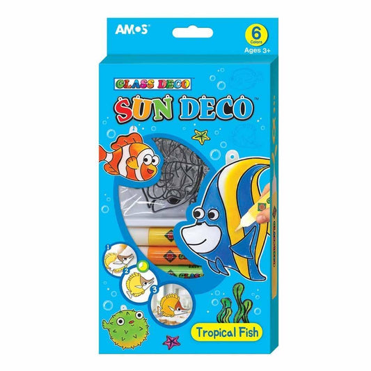 Amos Sun Deco Fish Suncatcher Painting Set For Kids
