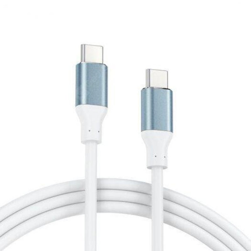 Usb C To 3.1 Gen 2 10Gbps 100W 4K Video Data Transfer Fast Charging Type Cable 0.5M White