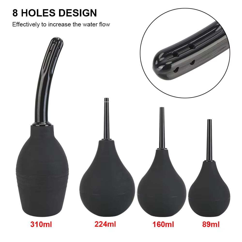 Anal Washer Nozzle Pump Vaginal Shower Butt Plug Sex Toys Douche Enema