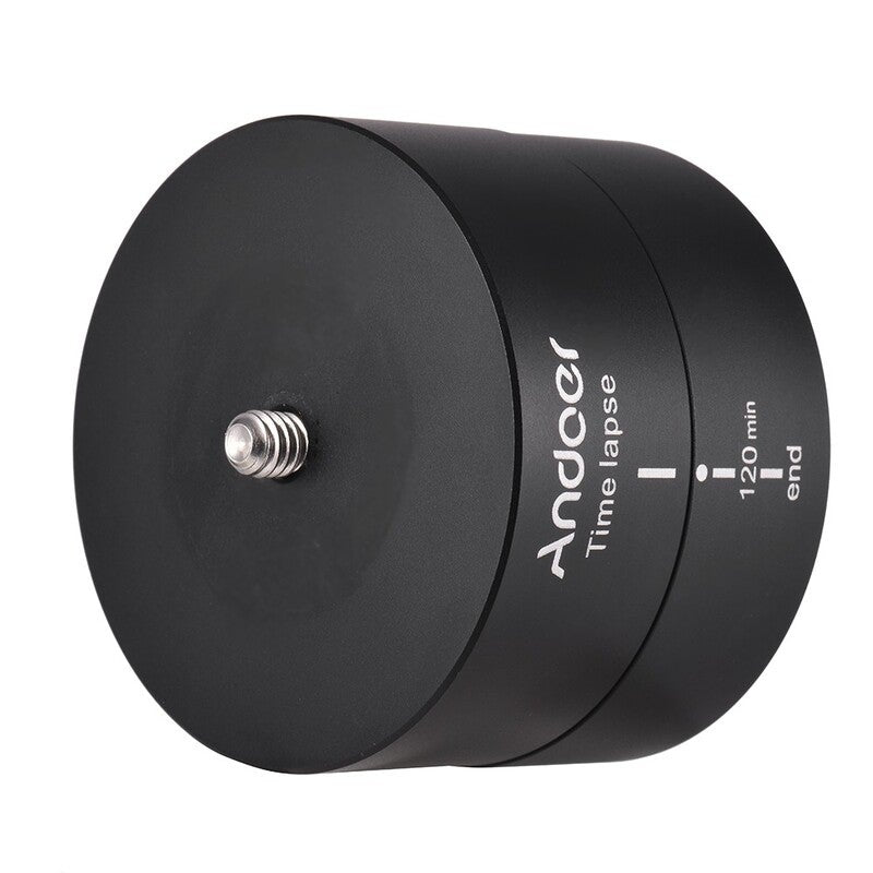 120 Minutes 360 Degrees Panning Auto Rotation Time Lapse Tripod Head