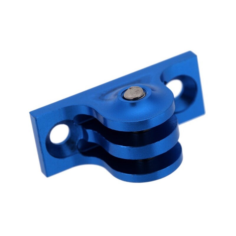 Cnc Aluminium Flat Bottom Adapter Mount Screw Tool For Gopro Hero 1 2 3 4 Blau