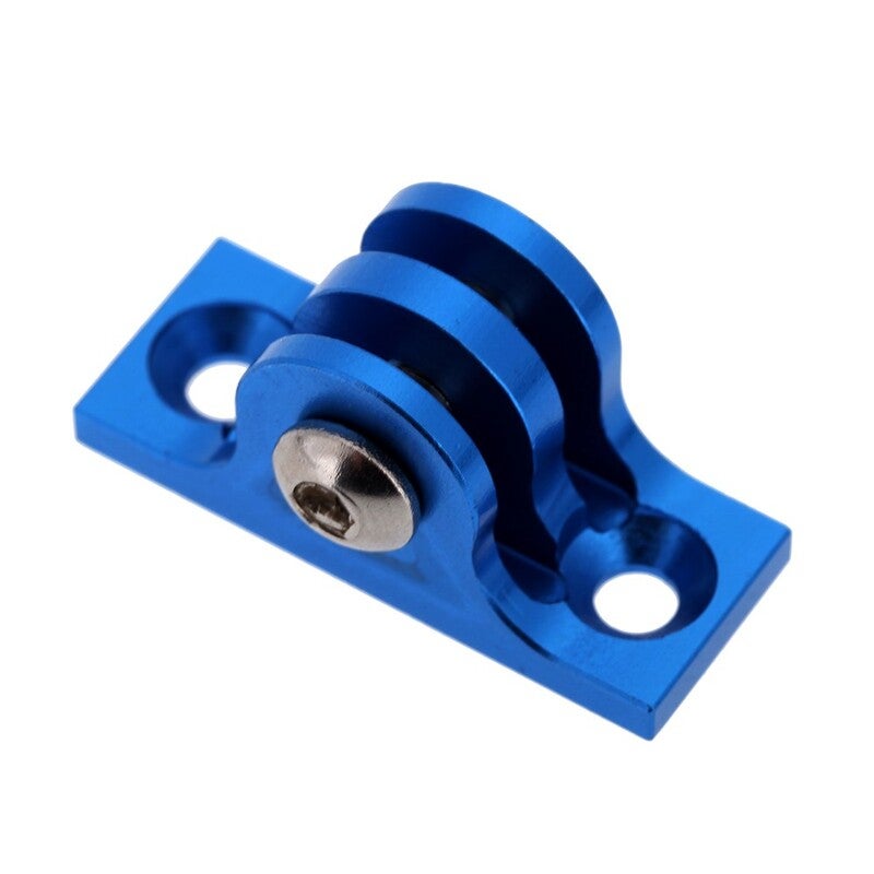 Cnc Aluminium Flat Bottom Adapter Mount Screw Tool For Gopro Hero 1 2 3 4 Blau