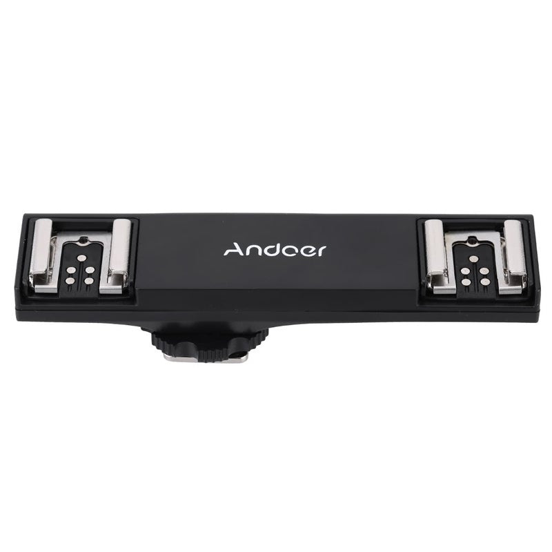 Dual Hot Shoe Flash Speedlite Light Bracket Splitter For Canon 7Dii 70D 5Dr 5Drs 5Diii 6D Dslr Camera Camcorder