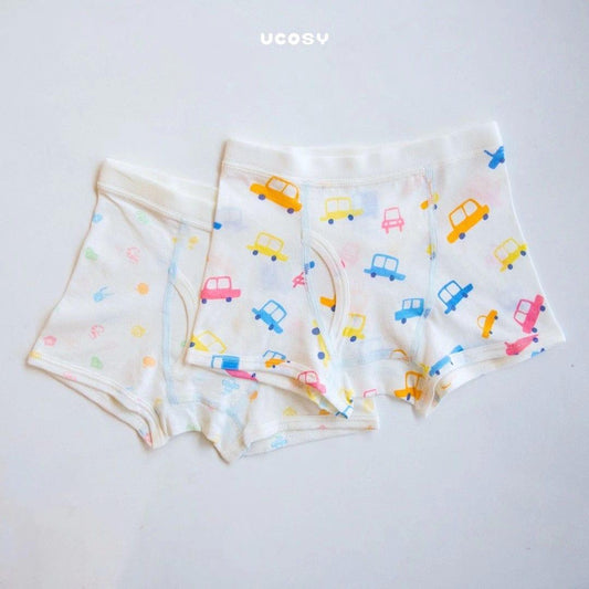 Angel Dept Organic Cotton Kids Underwear Breeze Boy Size 120 Soft Breathable Comfortable