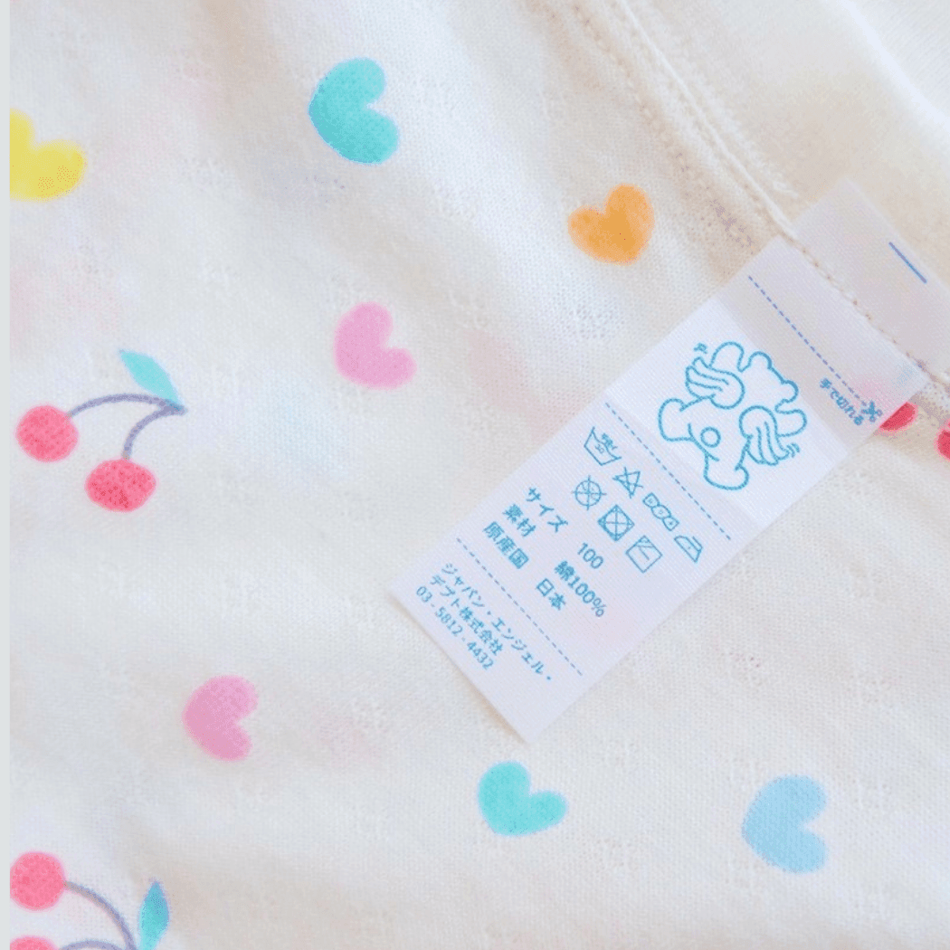 Angel Dept Organic Cotton Kids Underwear Zoo Girls Size 90