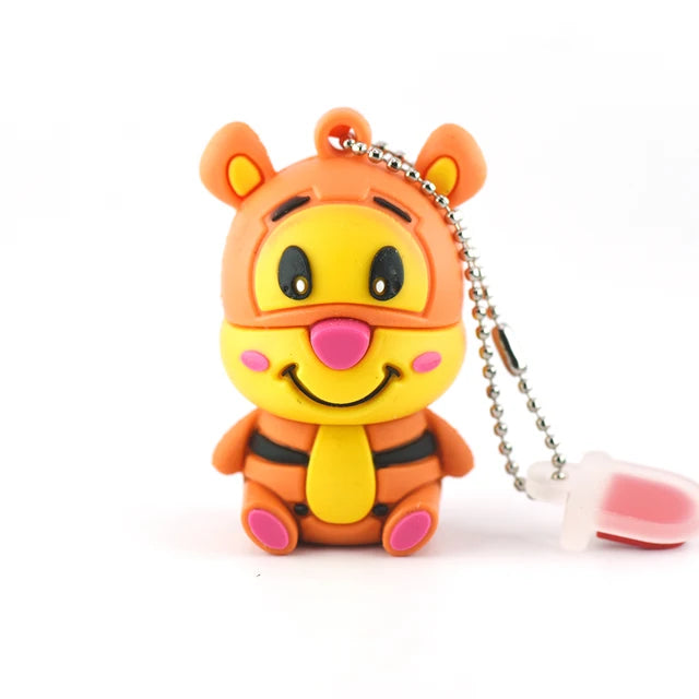 Animal Leopard Usb Flash Drive Cartoon Tiger Pink Pig Memory Stick