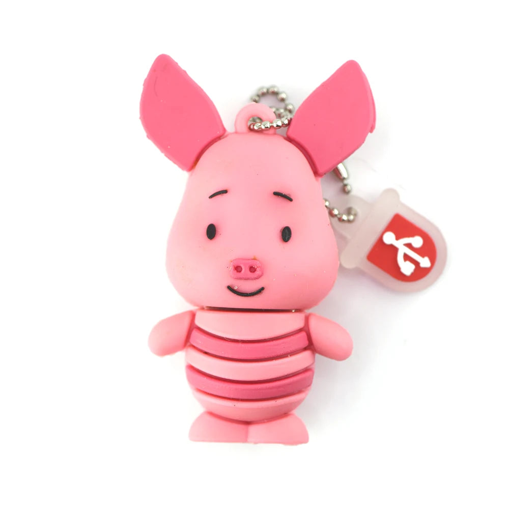 Animal Leopard Usb Flash Drive Cartoon Tiger Pink Pig Memory Stick