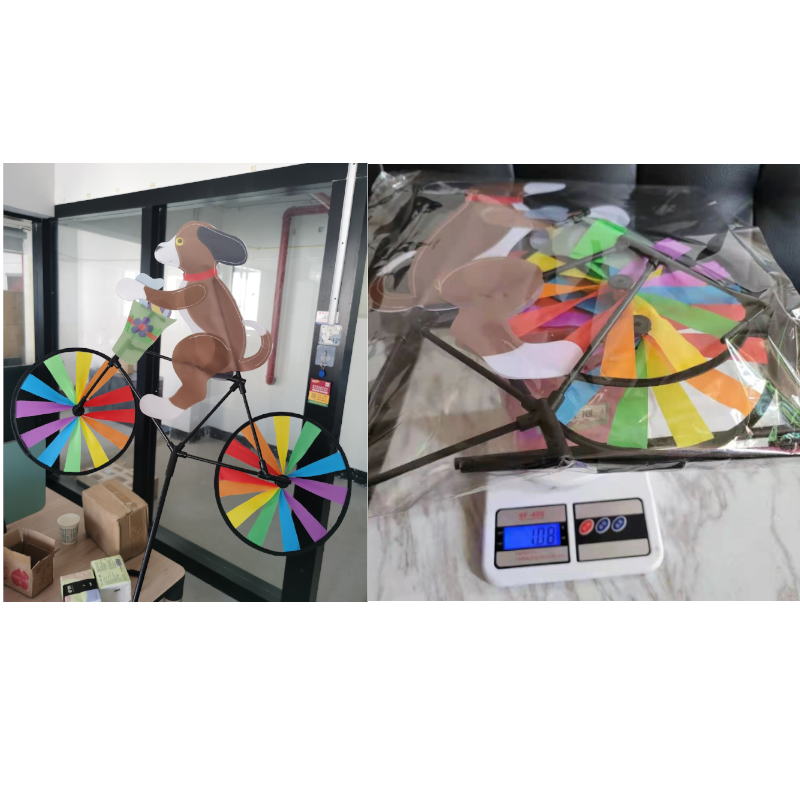 Animal Bicycle Windmill Wheel Spinner Garden Decorations
