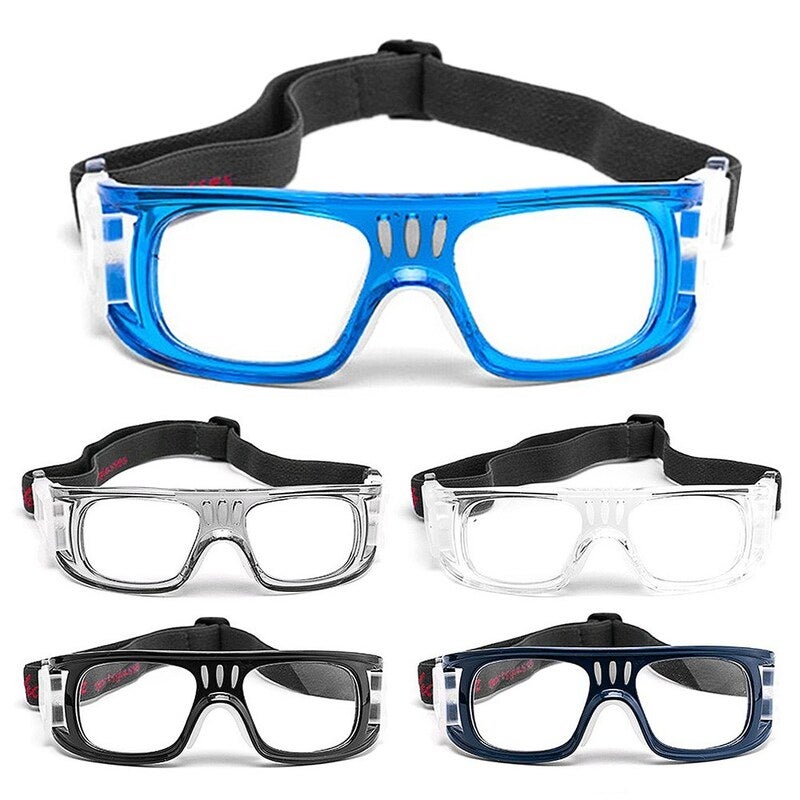 Anti Fog Basketball Protective Glasses Sports Safety Goggles Grey