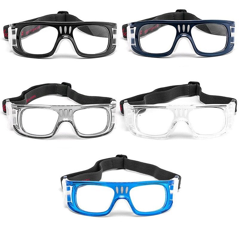 Anti Fog Basketball Protective Glasses Sports Safety Goggles Grey