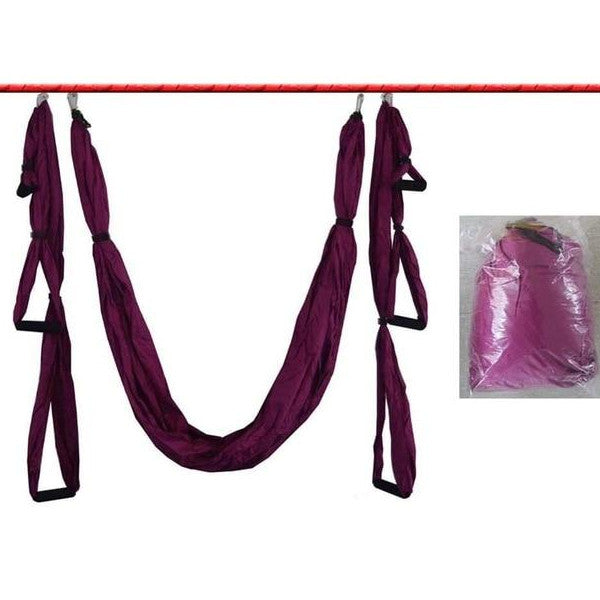 Anti Gravity Aerial Yoga Hammock Hanging Belt Swing Trapeze Gym Fitness Exercises