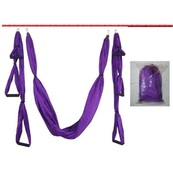 Anti Gravity Aerial Yoga Hammock Hanging Belt Swing Trapeze Gym Fitness Exercises