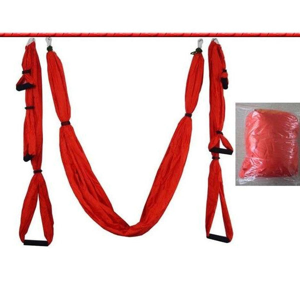 Anti Gravity Aerial Yoga Hammock Hanging Belt Swing Trapeze Gym Fitness Exercises
