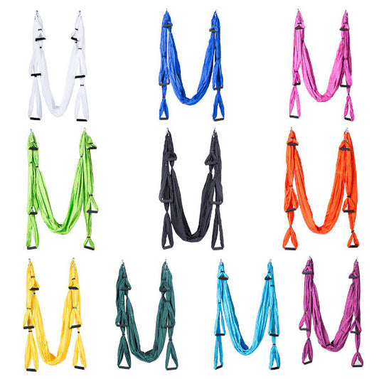 Anti Gravity Aerial Yoga Hammock Hanging Belt Swing Trapeze Gym Fitness Exercises