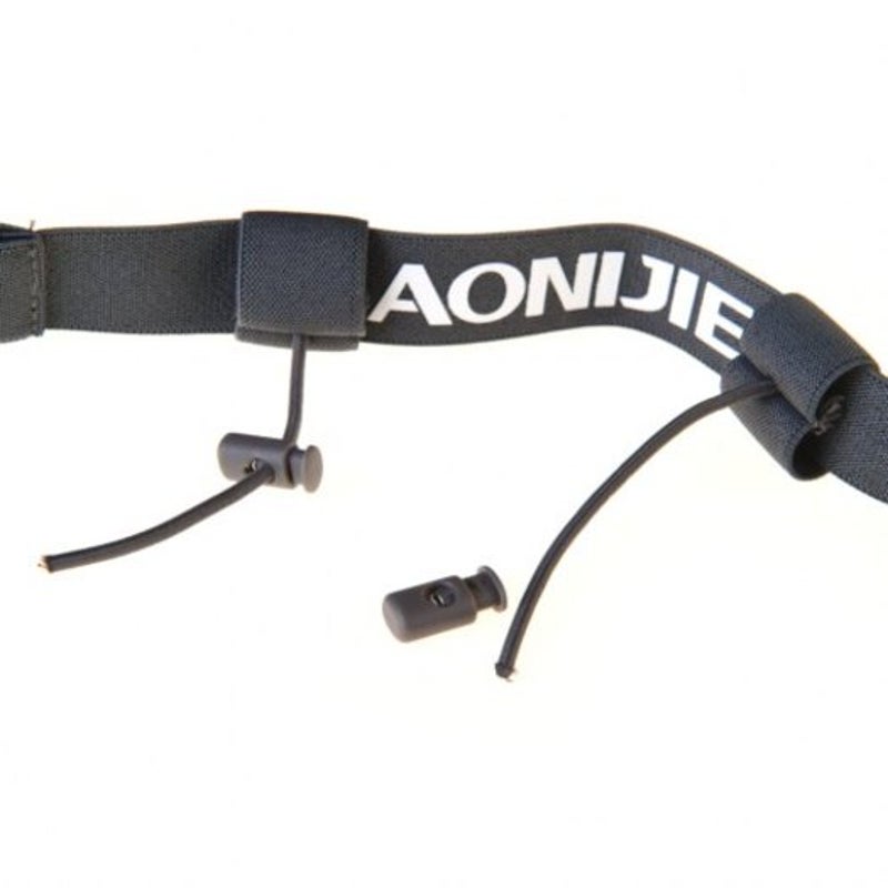 E4076 E4085 Running Race Number Belt Waist Pack Bib Holder For Triathlon Marathon Cycling Black