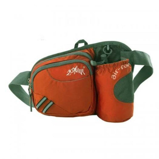 E809 Hydration Fanny Pack Waist Bag Running Belt Water Bottle Holder Jogging Marathon Orange No