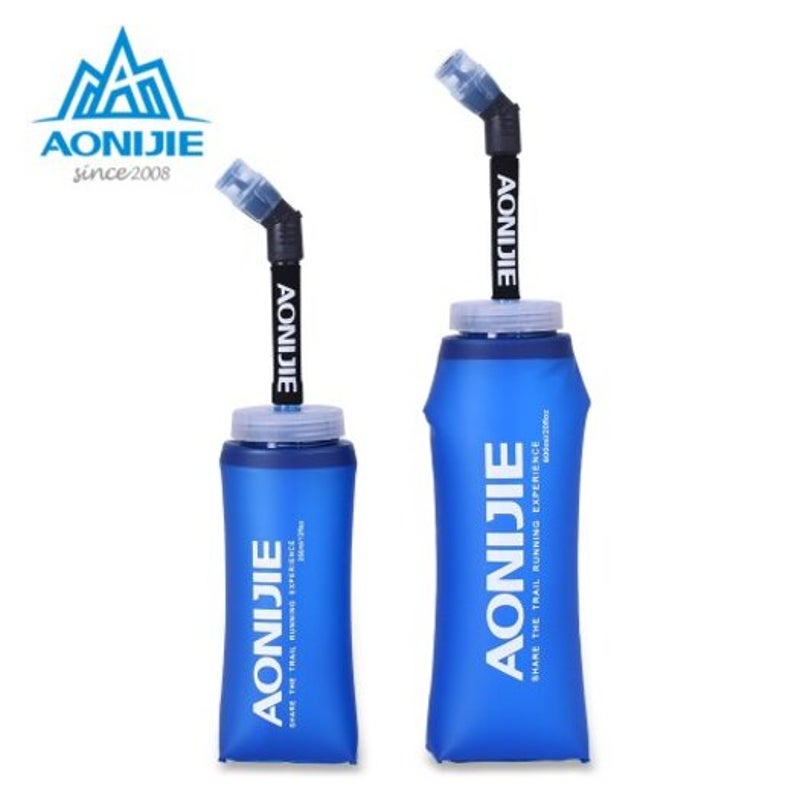 350Ml 600Ml Folding Collapsible Soft Flask Water Bottle Hydration Bladder