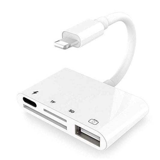 Card Readers Apple Mobile Phone Four In One Sd Tf 4 1 Usb Camera Connection Kit Compatible Iphone Ipad Ipod
