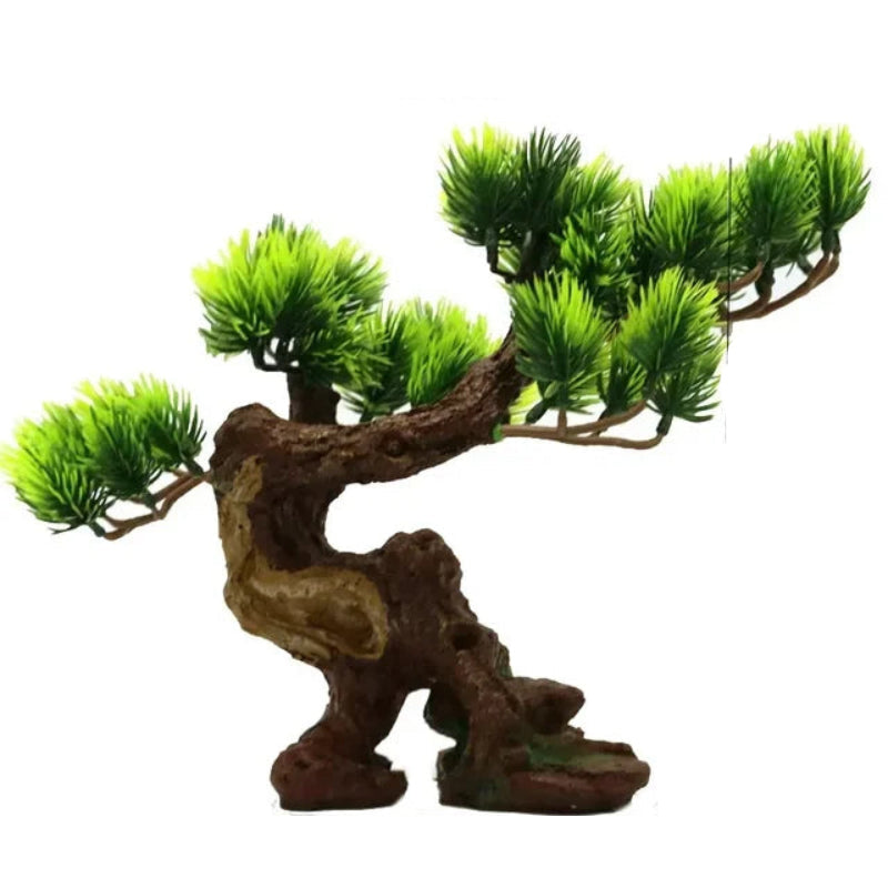 Aquarium Ornaments Simulation Plants Fish Tank Landscaping Decorations Plastic Water Flowers Trees Rocks Accessories