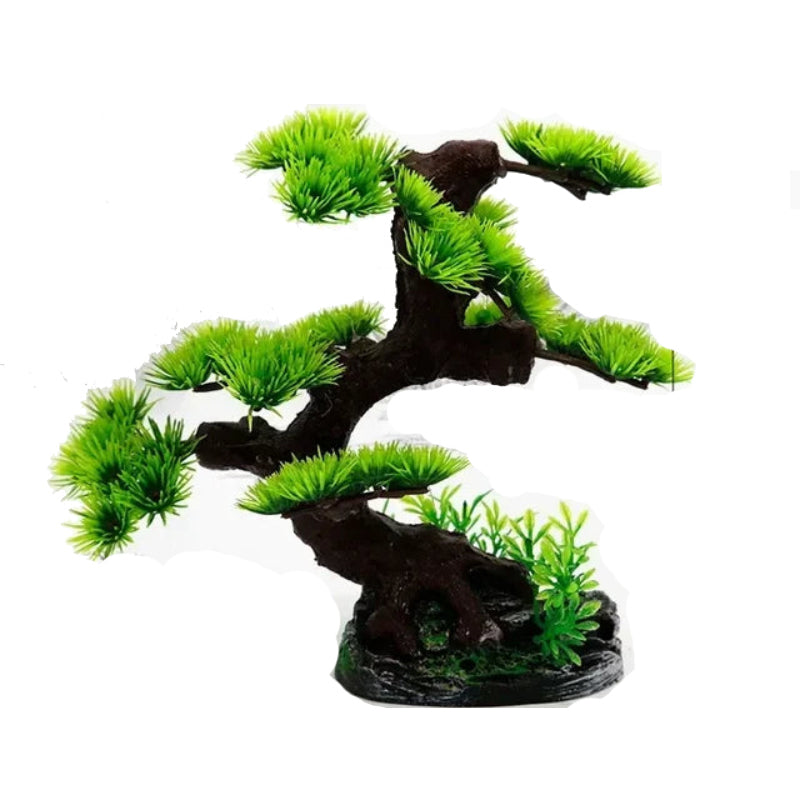 Aquarium Ornaments Simulation Plants Fish Tank Landscaping Decorations Plastic Water Flowers Trees Rocks Accessories
